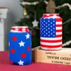 2021 Independence Day Wine Bottle Cover Decoration Can Cover Diving Material Insulation Cover T500779