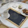 Tabela Klasik Placemat Pedleri Tabela Avatar Desen Tasarım Baskılı Keten Kumaş Püskül Mat Pad 7 Renk Yemeği Parti Ev Otel Cafe Masa Dekorasyon Için