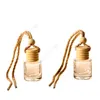 Car perfume bottle car pendant perfume ornament air freshener for essential oils diffuser fragrance empty glass bottle 10ml DAF142