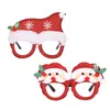 창조적 인 재미 있은 크리스마스 장식 안경 성인 어린이 장난감 산타 클로스 눈사람 뿔 안경 프레임