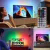 5M / 10M LED Strip RGB USB 5050 SMD LED Lights 44key contrôleur Light Strips Avec Télécommande Bureau Holiday Wall Room TV BackLight