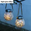 20 LEDs Fairy Light Solar For Mason Jar Lid Insert Color Changing Garden Decor Christmas Lights Outdoor Wedding Decor Lighting Y0720
