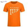 Heren Grappige Moersleutel Klauw Spanner Herten Auto Monteur Gift T-shirt Ontwerp Korte Mouw Ronde Kraag O Neck Fitness Shirt 210629