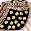 Pretty Tassel Epaulet Rhinestone Board Costume Shoulder Badge Decor para hombre mujer