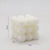Vela en forma de cubo de burbujas Ins de 2 pulgadas, velas pequeñas de aromaterapia con cera de soja, regalo de cumpleaños relajante perfumado, 1 unidad