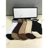 Fashion Socks 2021 Men's and Women's Cotton Breathable Comfort Sport 5 Pair Box Free Delivery