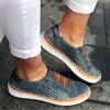 2021 Toppkvalitet Vilda Bekväma Kvinnor Skor Mjukt Läder Hollow Out Casual Andningsbara Ladies Sneakers Luxury Designer Sportskor