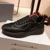 2021 Mannen Fiets Stof Sneakers Top Kwaliteit Mesh Rubber Trim Platte Schoenen Runner Trainers Zwart Wit Lace-Up Nylon casual Schoen 309