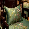 Cushion/Decorative Pillow Classical Chinese Four Gentleman Throw With Inner Embroidery Satin Cushion Chair Mat Decorative Waist Blost