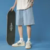Single Road Mens Shorts Summer Solid Short Harajuku Hip Hop Japanese Streetwear Male Pants Black Casual For 210716