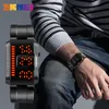 Skmei Mode Kreative Led Sport Uhren Männer Top Luxus Marke 5atm Wasserdichte Uhr Digitale Armbanduhren Relogio Masculino Q0524