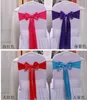 Ers Textiles Home & Garden25Pcs Wedding Decoration Knot Bow Sashes Satin Spandex Er Band Ribbons Chair Tie Backs For Party Banqu Jllkdk Drop