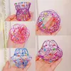 Adult Children Anti-stress Toy Mandala Decompression Toys Variety Flower Basket Thirty-six Softened Steel Ring Fidget Gift 0638