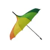 50pcs Fashion Rainbow Pagoda Palace Creative Umbrella Sun Rain Lady Princess Royal Long-handled Straight Golf Umbrella