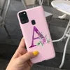 Voor Samsung Galaxy A21S Case Fashion Letters Telefoon Soft Cover A217F 6.5 '' Full SM-A217F A 21 S