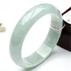 Bangle Mode Luxury Natural Authentic Ladies Jade Armband Vacker högkvalitativ klassisk vattenkristall