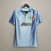 Maradona 1986 1987 1988 1999 Napoli Retro Soccer Jerseys vintage 87 88 89 91 93 Coppa Italia Naples classic Football shirts