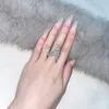 Diamante cor-de-rosa coroa rainha safira anel anel de noivado
