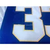 Nikivip Custom barato Michael # JD Laney High School Basketball Jersey costura azul branco qualquer número Nome do número 2xs-5xl Qualidade superior vintage