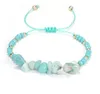 Irregular Gravel Beaded Bracelet for Women Rope Braided Strands Multicolor Seed Bead Bracelets Bangles Handmade Jewelry