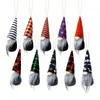 Party Supplies Halloween Gnome Hanging Ornaments Handmade Plush Scandinavian Tomte Doll Home Decorations Pendant Kid Gift XBJK2108