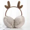 Berets Christmas Antler-shaped Warm Winter Outdoor Female Earmuffs Cute Autumn Riding Wend22