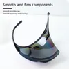 Sunglasses Colored Gradient Faceshield Protective Cycling Glasses Eyewear Women Men Bicycle Full Face Anti-Frog Mask Goggles 1Pc