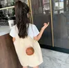 Barnens handväska Koreanska versionen Flickor Fotboll Noll Plånbok Härlig Western Style Cross-Body Bags Kids Fashion Mini Small Bag