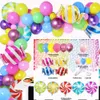 Candy Balloon Garland Arch Land Party Decortings لعيد ميلاد الطفل عيد الميلاد مع Lollipop 2106101670340