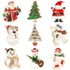 Broches de Natal Corsage Colar de Natal-árvore Pins Botas Snowman Sleigh Bell Penguin Christmas-Broche 93 Estilos X-Mas decoração Adorno pode escolher