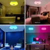 Birnen E27 RGBW LED-Licht 18W AC85-265V Bluetooth-Musik-Lautsprecher Birnenlampe Haushaltsbeleuchtung Decken innener Atmosphäre