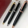 Luxury Gift pen with stone famous Copper coin pattern ballpoint pens fasion brand office writing supplies Collection