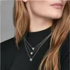 3 Colors 100% 925 sterling silver Elevated Heart Necklace fashion wedding Jewelry making for women gifts253H