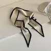 2021 Designer Mode Vielseitige Schals und Luxusmarke Schal Damen Silk Stirnband 100 * 5 cm