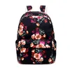 3 stks / set kinderen bloem school rugzak set Chinese stijl vrouwelijke reizen rugzak bloemen schooltassen voor meisjes pen potlood tas mochil x0529