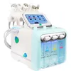 Portable 6 in 1 Hydrofacial Diamond Dermabrasion Oxygen Jet Peel Ultrasonic Skin Scrubber Care Microdermabrasion Face Spa Machine