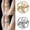 Cluster Rings Fashion Astronomical Sphere Ring Couple Lover Finger Jewelry Vintage Complex Rotating Armillary Ball Gift