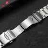 18 19 20 21 22mm 23mm 24mm 25mm Cinturino in acciaio inossidabile massiccio Cinturino in metallo con fibbia pieghevole Accessori per orologi con cinturino di ricambio H0915