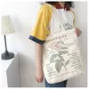 Ретро литературный холст женские плечо мода хлопчатобумажная буква покупки покупателя рука s ромашки буквы сумки сумки