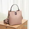 럭셔리 여성 가방 핸드백 봄 패션 레저 쇠가죽 달콤한 우아한 성격 핑크 / 블랙 어깨 도매 허리 가방