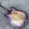 2022New Lavendel E-Gitarre, 6-String-elektronisches Instrument, Saited Instrument, Akustikgitarre, Retro tragbar
