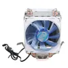 92mm 3 Pin azul LED Copper CPU refrigerador refrigerador de calor dissipador de calor para Intel LGA775 / 1156/1155 AMD AM2 / 2 + / 3