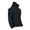 Mäns Jacka Militär Taktisk Vindtät Vattentät Shark Skin Soft Shell Jacka Armé Utomhus Hooded Bomber Streetwear Coats Män 211009