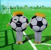 Profesyonel futbol maskot kostüm yetişkin karakter