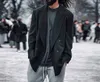 21FW Европа США Осень Зимние рукава Силиконовые Логотип Мода Костюмы Высокое Качество Мужчины Случайный Верхний Blazers Пальто