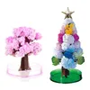 Christmas Decorations Magical Magic Tree Paper Blossom Creative Desktop Decompression Boys Toy Science Lab Handmade Educational Toys