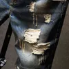 Neue Streetwear Männer Zerrissene Sommer Jeans Kurze Mode Bermuda männlichen vintage Löcher Zerstört Gerade Denim-shorts Plus Größe 38 40 h1210