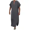 Mannen Casual Shirts Heren Arabische Lange Gewaden Saudi Arabië Jubba Thobe Kaftan Midden-oosten Islamitische Kleding Moslim Mode Arabische A279U