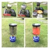 Outdoor draagbare gassen kampering van kachelbedrijven warmer kachels verwarmingsbedekking gasverwarming camping fornuis accessoires 2112241198961