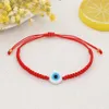 20pcs/lot Lucky Red String Thread Rope Bracelet Black Turkish Evil Eye Charms Girls Braided Bracelets